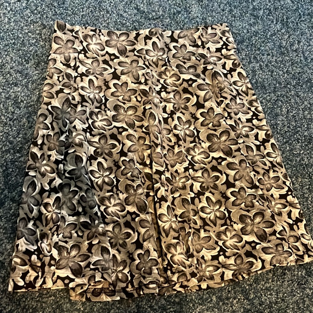 Grey and Black Skater Skirt